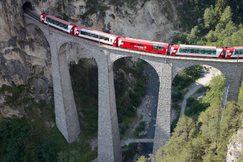 Glacier Express, Zermatt to St. Moritz, Switzerland